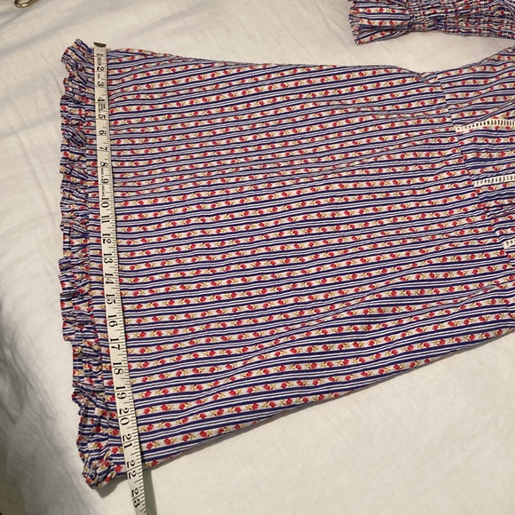 Laura Ashley + Urban Outfitters Maisy mock neck dress floral M - Picture 8 of 16